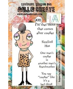 AALL and Create Clear Stamp Set A7 Cougar Dee (AALL-TP-703) AALL and Create Clear Stamp Set A7 Cougar Dee (AALL-TP-703)