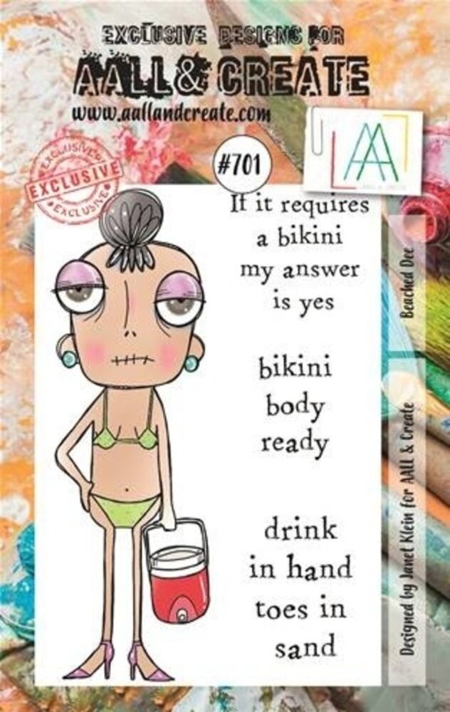 AALL and Create Clear Stamp Set A7 Beached Dee (AALL-TP-701) AALL and Create Clear Stamp Set A7 Beached Dee (AALL-TP-701)
