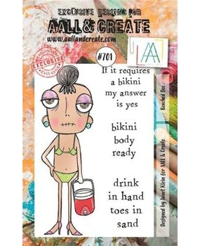 AALL and Create Clear Stamp Set A7 Beached Dee (AALL-TP-701) AALL and Create Clear Stamp Set A7 Beached Dee (AALL-TP-701)