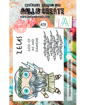 AALL and Create Clear Stamp Set A7 Zeus (AALL-TP-728)