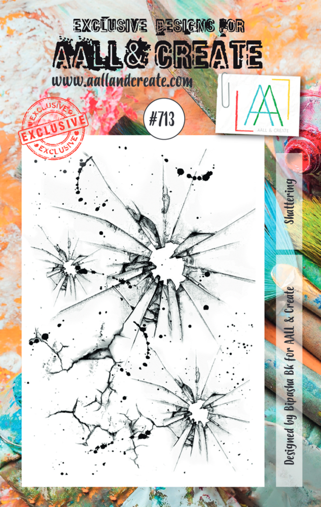AALL and Create Clear Stamp Set A7 Shattering (AALL-TP-713) AALL and Create Clear Stamp Set A7 Shattering (AALL-TP-713)