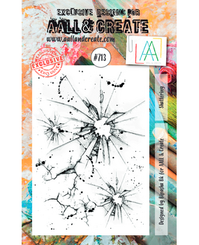 AALL and Create Clear Stamp Set A7 Shattering (AALL-TP-713)
