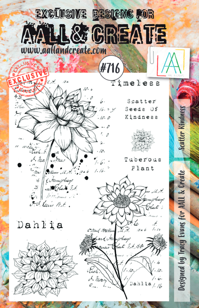 AALL and Create Clear Stamp Set A5 Scatter Kindness (AALL-TP-716) AALL and Create Clear Stamp Set A5 Scatter Kindness (AALL-TP-716)