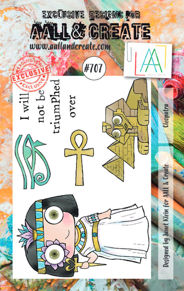 AALL and Create Clear Stamp Set A7 Cleopatra (AALL-TP-707) AALL and Create Clear Stamp Set A7 Cleopatra (AALL-TP-707)