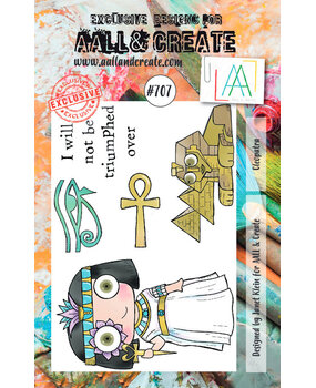 AALL and Create Clear Stamp Set A7 Cleopatra (AALL-TP-707)