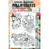AALL and Create Clear Stamp Set A5 Lighted Florals (AALL-TP-709)*