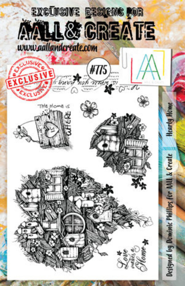 AALL and Create Clear Stamp Set A5 Hearty Home (AALL-TP-775) AALL and Create Clear Stamp Set A5 Hearty Home (AALL-TP-775)