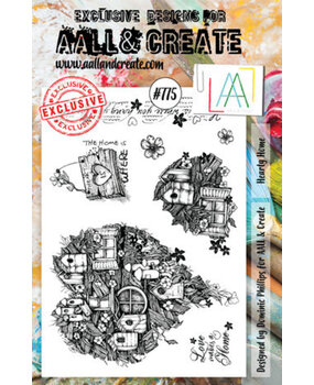 AALL and Create Clear Stamp Set A5 Hearty Home (AALL-TP-775) AALL and Create Clear Stamp Set A5 Hearty Home (AALL-TP-775)