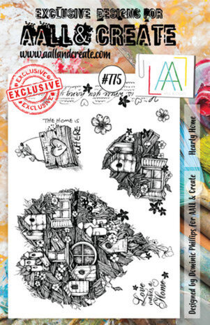 AALL and Create Clear Stamp Set A5 Hearty Home (AALL-TP-775) AALL and Create Clear Stamp Set A5 Hearty Home (AALL-TP-775)