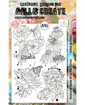 AALL and Create Clear Stamp Set A5 Visiting The Flowers (AALL-TP-745)*