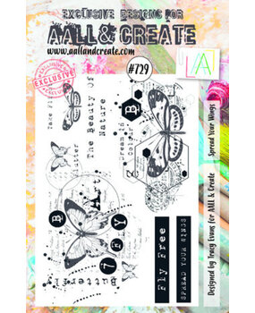 AALL and Create Clear Stamp Set A5 Spread Your Wings (AALL-TP-729)
