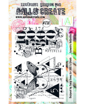 AALL and Create Clear Stamp Set A5 Geometric Butterflies (AALL-TP-730) AALL and Create Clear Stamp Set A5 Geometric Butterflies (AALL-TP-730)