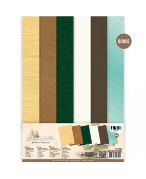 Berrie's Beauties Cosy Winter A4 Linen Cardstock Pack (BB-A4-10023) Berrie's Beauties Cosy Winter A4 Linen Cardstock Pack (BB-A4-10023)