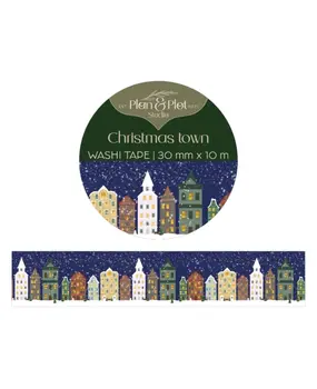 Plan & Plot Studio Christmas Town Washi Tape 30mm (WT113) Plan & Plot Studio Christmas Town Washi Tape 30mm (WT113)