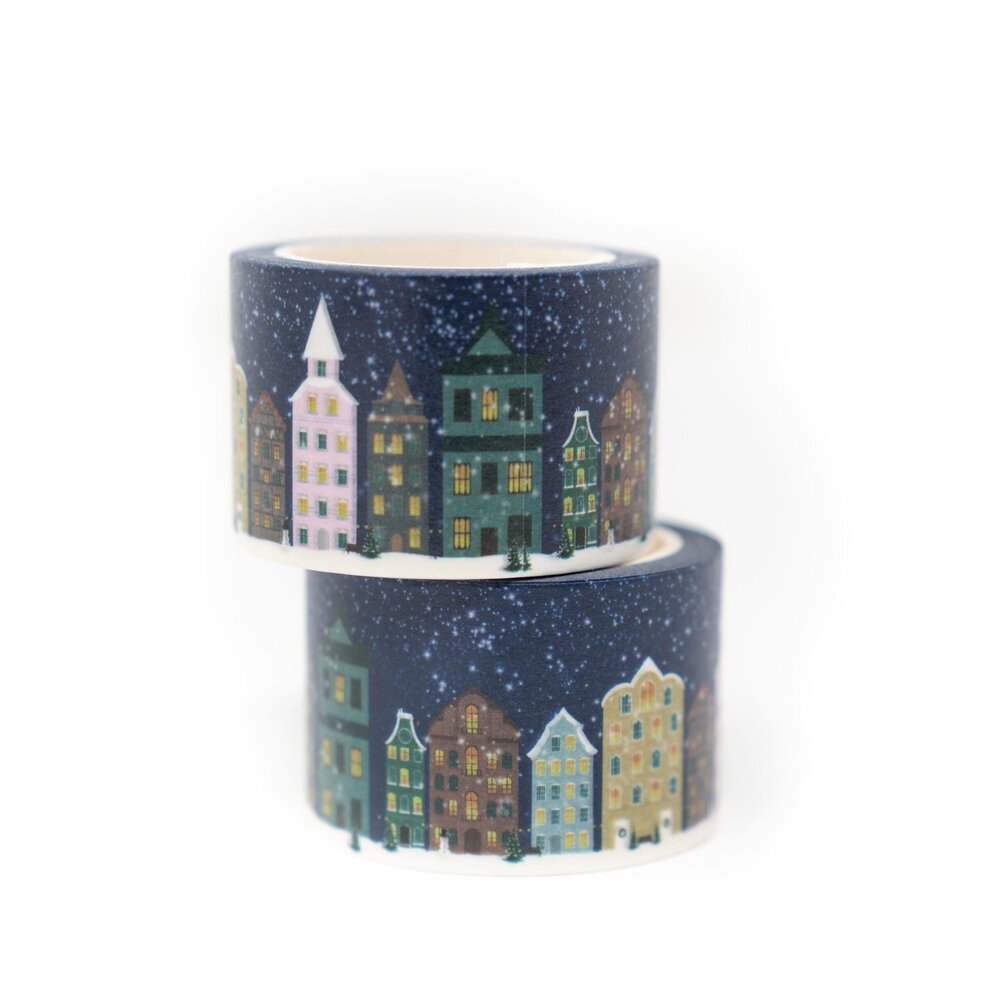 Plan & Plot Studio Christmas Town Washi Tape 30mm (WT113) Plan & Plot Studio Christmas Town Washi Tape 30mm (WT113)