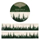 Plan & Plot Studio Winter Forest Washi Tape 30mm (WT114)