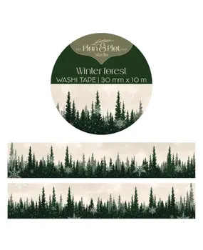 Plan & Plot Studio Winter Forest Washi Tape 30mm (WT114) Plan & Plot Studio Winter Forest Washi Tape 30mm (WT114)