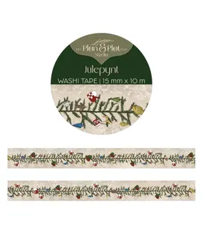 Plan & Plot Studio Julepynt Washi Tape 15mm (WT116) Plan & Plot Studio Julepynt Washi Tape 15mm (WT116)
