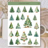 Plan & Plot Studio Christmas Trees Stickers (8493)