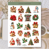 Plan & Plot Studio Vintage Christmas Stickers (8507)