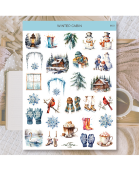 Plan & Plot Studio Winter Cabin Stickers (8533) Plan & Plot Studio Winter Cabin Stickers (8533)