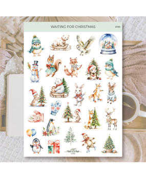 Plan & Plot Studio Waiting For Christmas Stickers (8765) Plan & Plot Studio Waiting For Christmas Stickers (8765)