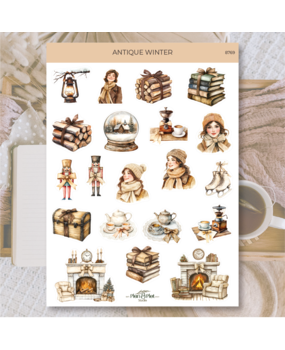 Plan & Plot Studio Antique Winter Stickers (8769) Plan & Plot Studio Antique Winter Stickers (8769)