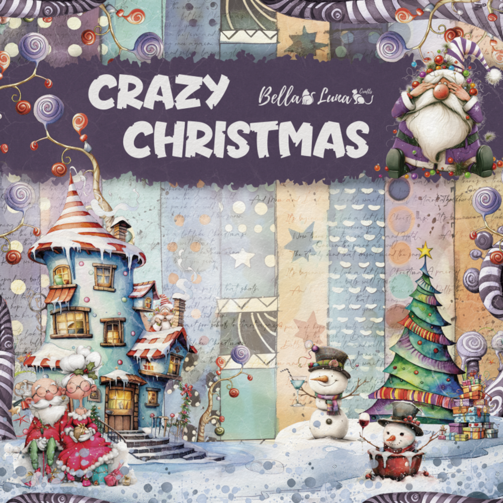 Bella Luna Crafts Crazy Christmas 12x12 Inch Collection Pack (BLC-0067) Bella Luna Crafts Crazy Christmas 12x12 Inch Collection Pack (BLC-0067)