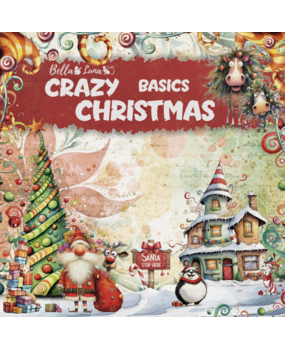 Bella Luna Crafts Crazy Christmas Basics 8x8 Inch Collection Pack (BLC-0068/S) Bella Luna Crafts Crazy Christmas Basics 8x8 Inch Collection Pack (BLC-0068/S)
