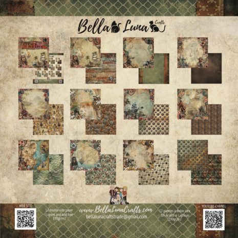 Bella Luna Crafts Cursed Pirates 12x12 Inch Collection Pack (BLC-0065) Bella Luna Crafts Cursed Pirates 12x12 Inch Collection Pack (BLC-0065)