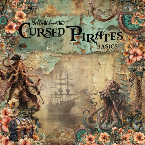 Bella Luna Crafts Cursed Pirates Basics 12x12 Inch Collection Pack (BLC-0066) Bella Luna Crafts Cursed Pirates Basics 12x12 Inch Collection Pack (BLC-0066)