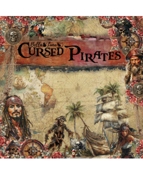 Bella Luna Crafts Cursed Pirates 8x8 Inch Collection Pack (BLC-0065/S) Bella Luna Crafts Cursed Pirates 8x8 Inch Collection Pack (BLC-0065/S)