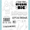 Echo Park Play All Day Boy Think Big, Dream Big Clear Stamps (PAB269046) Echo Park Play All Day Boy Think Big, Dream Big Clear Stamps (PAB269046)