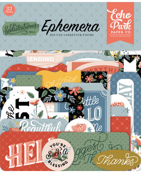 Echo Park Salutations No.2 Ephemera (SANO272024)