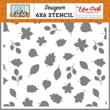 Echo Park Fall Fever Leaf Pile Stencil (FAF285033)