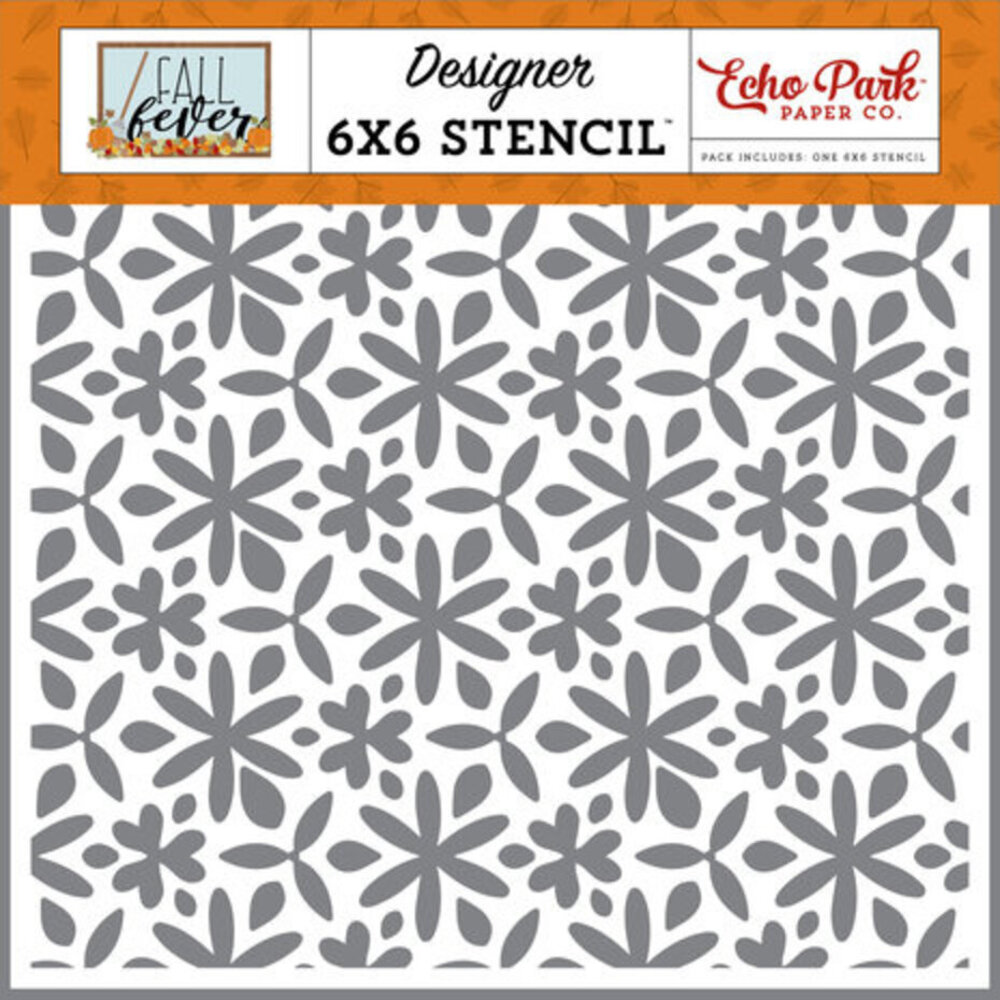 Echo Park Fall Fever Festive Fall Stencil (FAF285035)