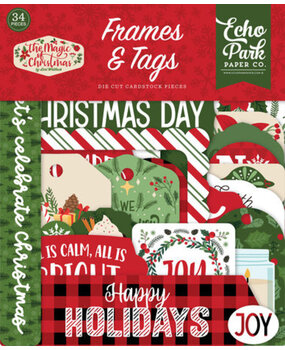 Echo Park The Magic Of Christmas Ephemera Frames & Tags (MOC286025)* Echo Park The Magic Of Christmas Ephemera Frames & Tags (MOC286025)*