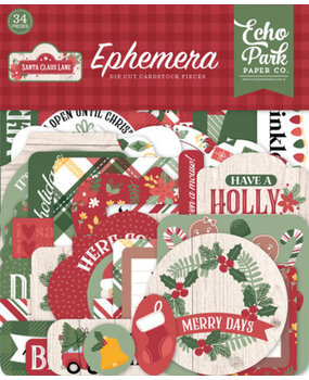 Echo Park Santa Claus Lane Ephemera (SCL287024) Echo Park Santa Claus Lane Ephemera (SCL287024)