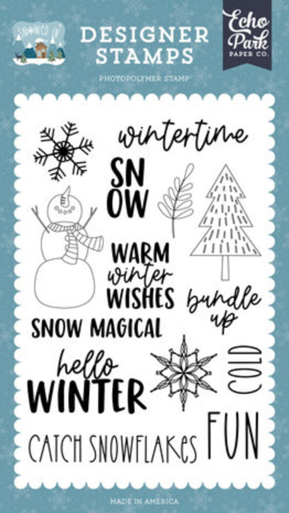 Echo Park Snowed In Snow Magical Clear Stamps (SI288043) Echo Park Snowed In Snow Magical Clear Stamps (SI288043)