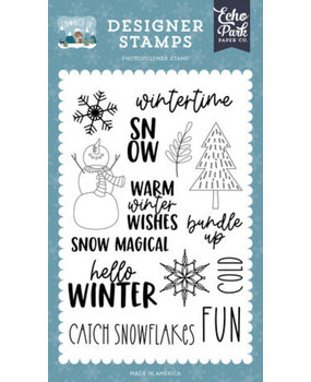 Echo Park Snowed In Snow Magical Clear Stamps (SI288043)* Echo Park Snowed In Snow Magical Clear Stamps (SI288043)*