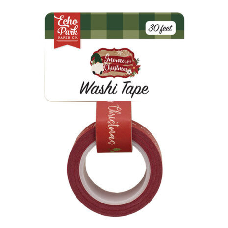 Echo Park Gnome For Christmas Washi Tape Merry Christmas Mistletoe (GFC290037) Echo Park Gnome For Christmas Washi Tape Merry Christmas Mistletoe (GFC290037)