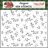 Echo Park Gnome For Christmas Tis The Season Sprigs Stencil (GFC290035)