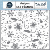 Echo Park The Magic Of Winter Winter Day Stencil (MOW291034)*