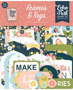 Echo Park Day In The Life No. 2 Ephemera Frames & Tags (DLN292025) Echo Park Day In The Life No. 2 Ephemera Frames & Tags (DLN292025)