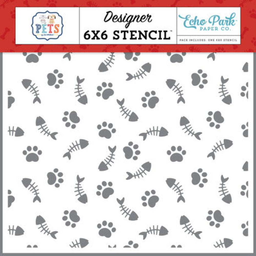 Echo Park Pets Feline Good Stencil (PET293034)