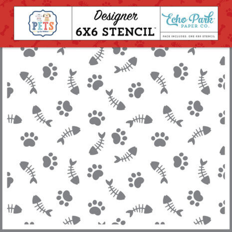 Echo Park Pets Feline Good Stencil (PET293034)