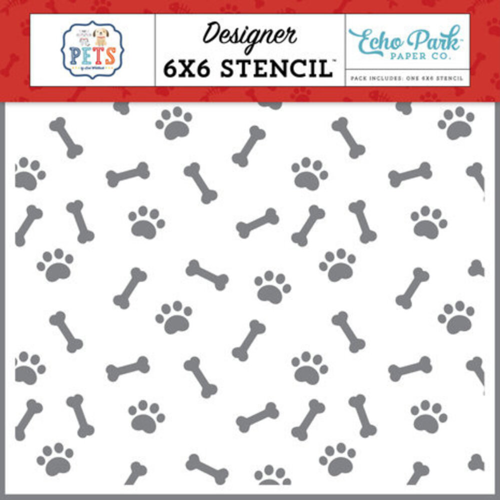 Echo Park Pets Best Friend Stencil (PET293033) Echo Park Pets Best Friend Stencil (PET293033)