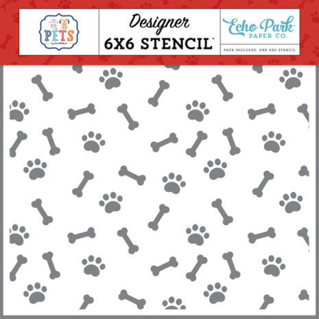 Echo Park Pets Best Friend Stencil (PET293033) Echo Park Pets Best Friend Stencil (PET293033)
