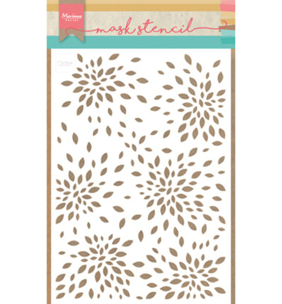 Marianne Design Masking Stencil Flower Petals (PS8026)