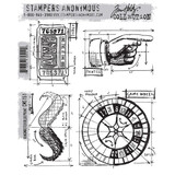 Stampers Anonymous Cling Stamps Ringmaster Blueprint (CMS151)